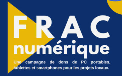 FRAC Numérique : une campagne de don de matériel informatique pour soutenir les projets locaux
