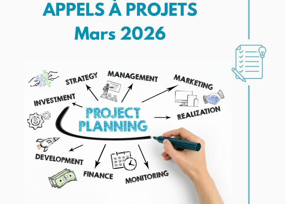 Appels à projets Mars 2026